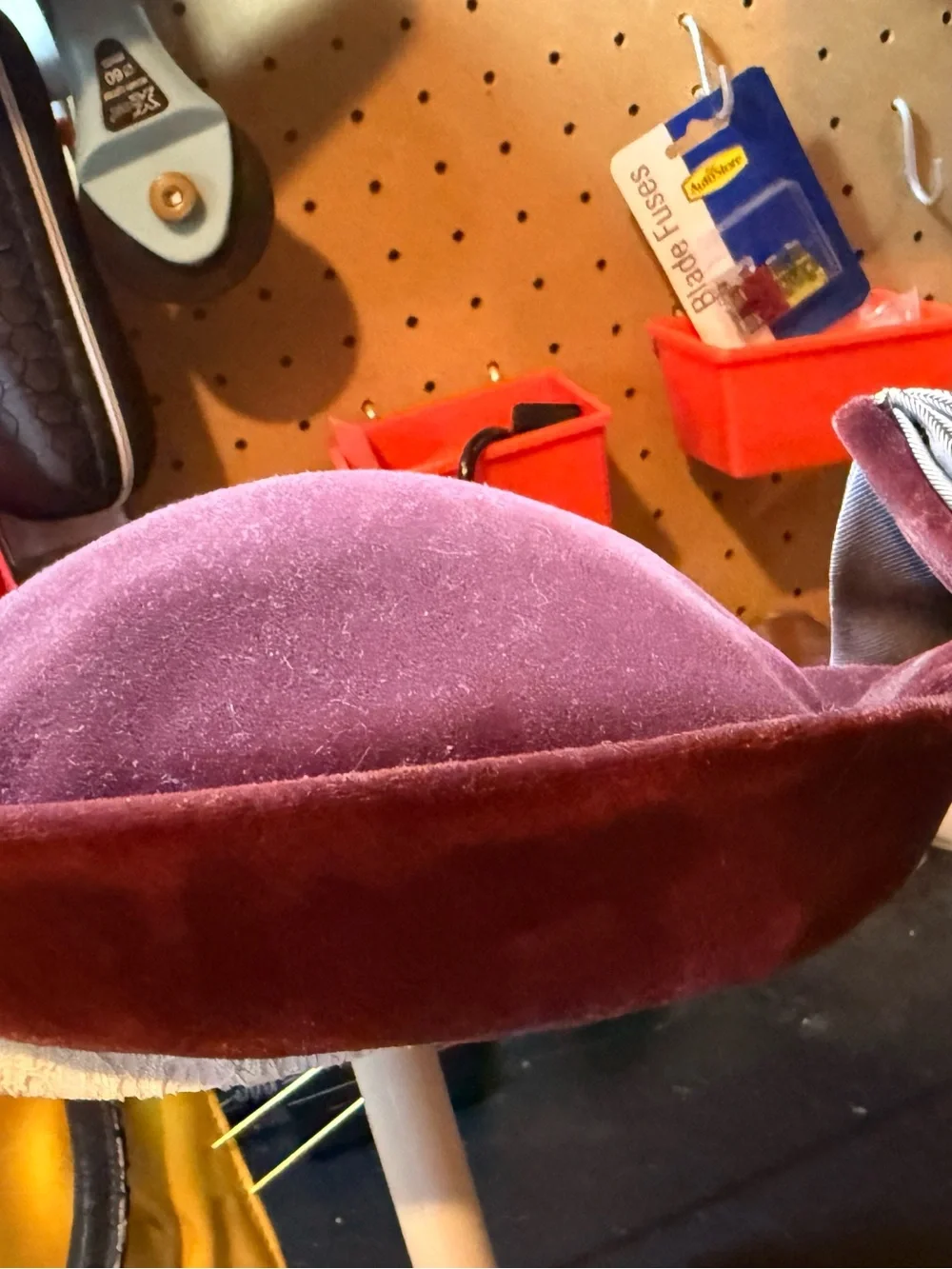 N/A vintage burgundy